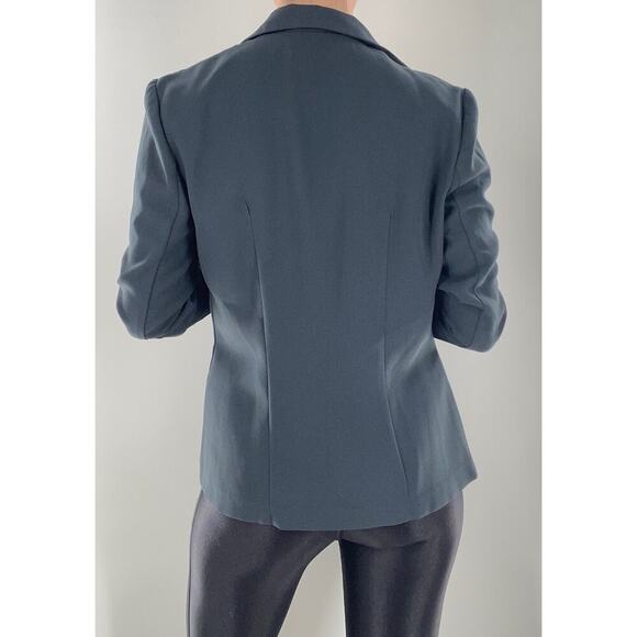 Vintage 90s Rampage Blue Gray Button Down Blazer Size 3 (Small) - Picture 5 of 5